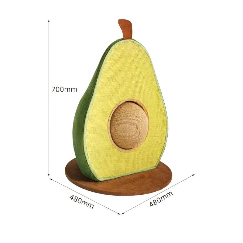 Avocado Vertical Cat Scratcher with 360° Rotating Sisal Ball – Anti-Tip Sisal Scratching Post & Interactive Toy - Image 7