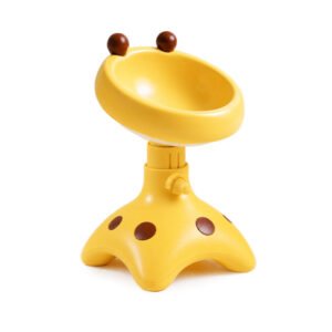 Giraffe Adjustable Elevated Pet Bowl
