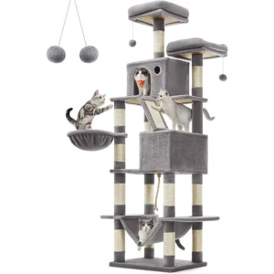 Premium Solid Wood Cat Tree