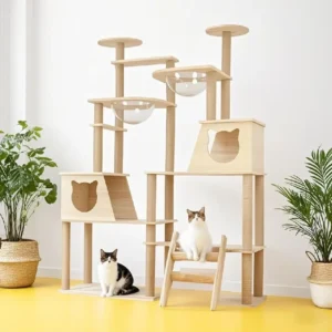 Wooden Luxury Cat Tree