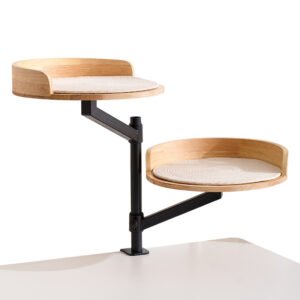 Desk-Mounted Cat Perch