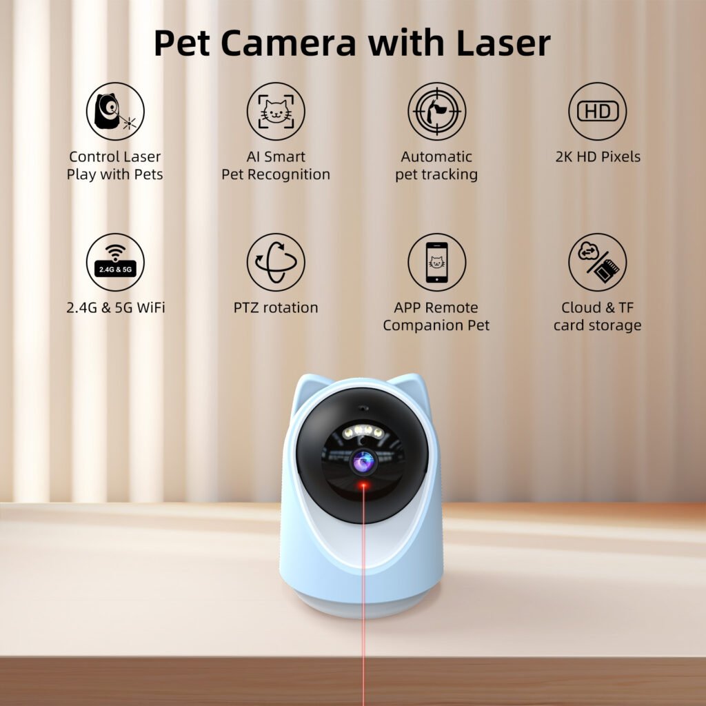 Smart Laser Pet Camera | Cat Trees, Litter & Pet Supplies Manufacturer
