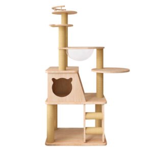 Premium Solid Wood Cat Tree