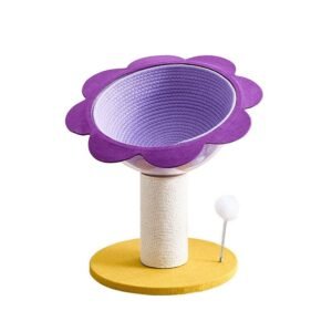 Stylish Cotton Rope Cat Climbing Frame with Sisal Post
